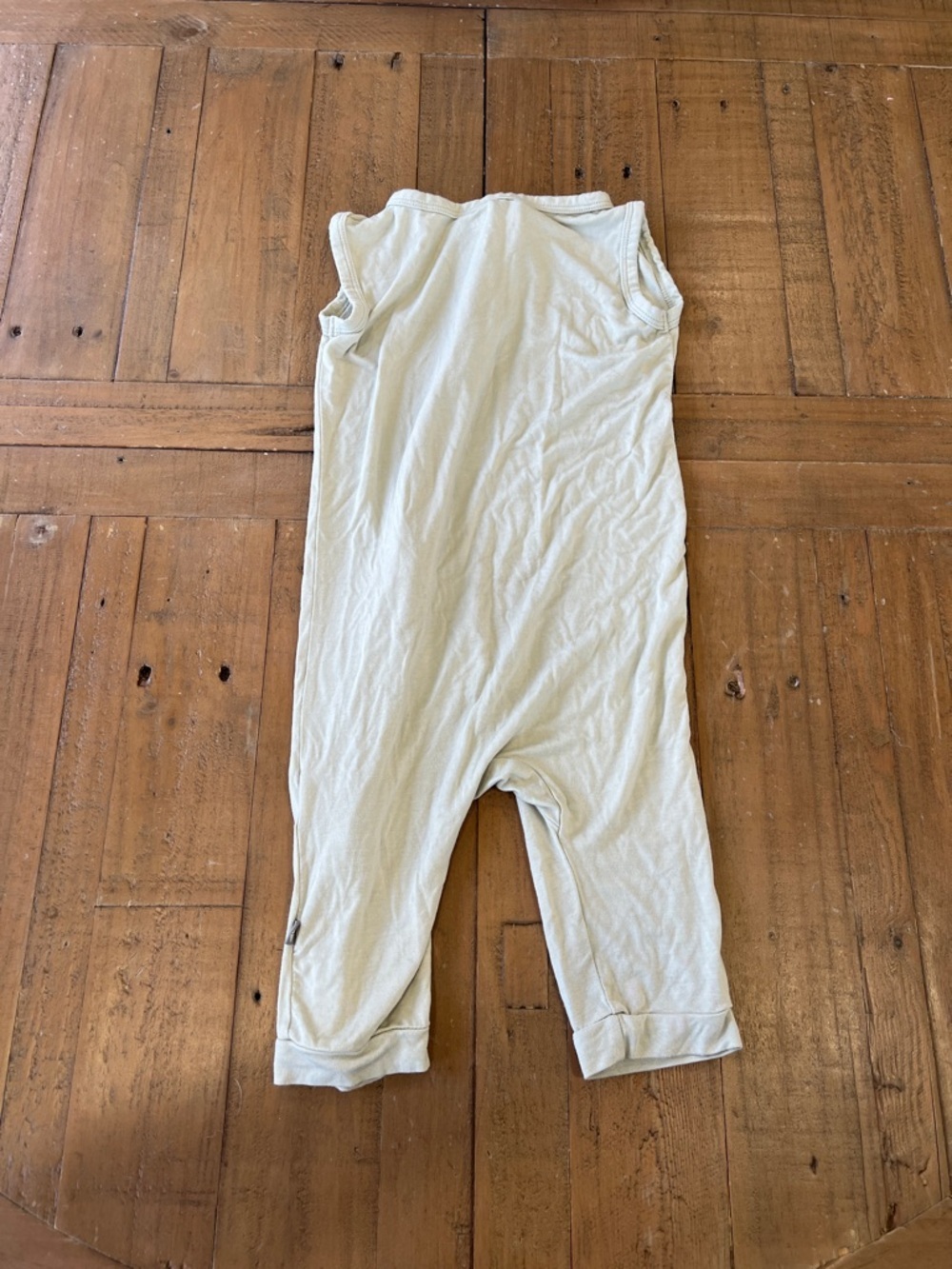 Kyte baby light green sleeveless romper zip front 4T - Picture 7 of 7